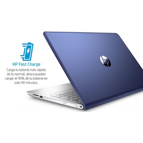HP Laptop Pavilion 15 cd005la de 15.6" AMD 12 AMD Radeon 530 Memoria 12 GB Disco Duro 1 TB Azul - Envío Gratuito