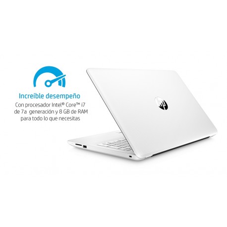 HP Laptop 15 bs020la de 15.6" Core i7 AMD Radeon 530 Memoria 8 GB Disco Duro 1 TB Blanco - Envío Gratuito