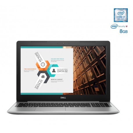 Dell Laptop INSPIRON 5570 I7 de 15.6" Core i7 Memoria de 8 GB Disco duro de 2 TB Plata - Envío Gratuito