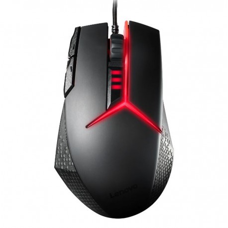 Lenovo Mouse Gaming Y Negro/Rojo - Envío Gratuito