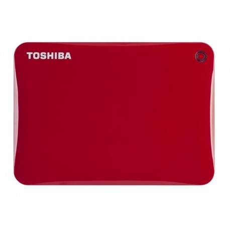 Toshiba Disco duro Canvio Conect USB 3.0 2 TB Rojo - Envío Gratuito