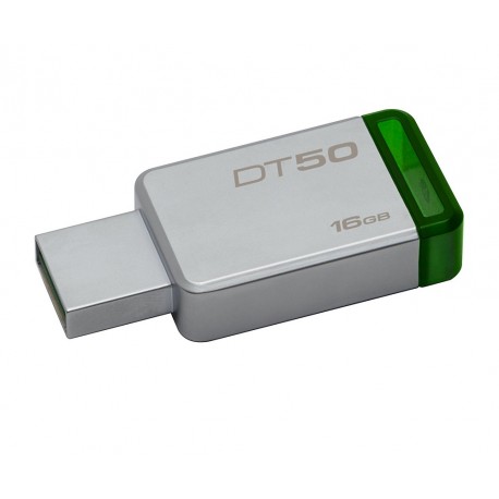 Kingston Memoria USB 3.0 DataTraveler 50 16 GB Verde - Envío Gratuito