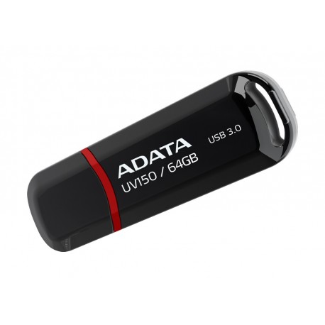 Adata Memoria USB UV150 64 GB USB 3.0 Negro - Envío Gratuito