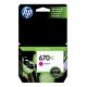 HP Cartucho InkAdvantage 670XL Magenta - Envío Gratuito