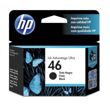 HP Cartucho de tinta 46 CZ637AL Negro - Envío Gratuito