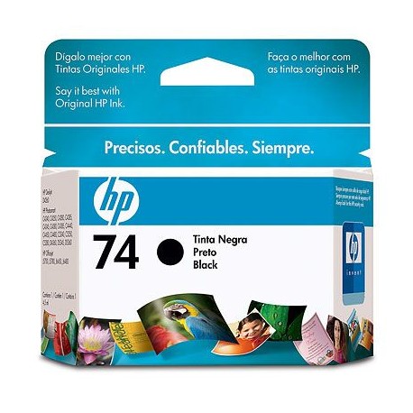 HP Cartucho de tinta 74 Negro - Envío Gratuito