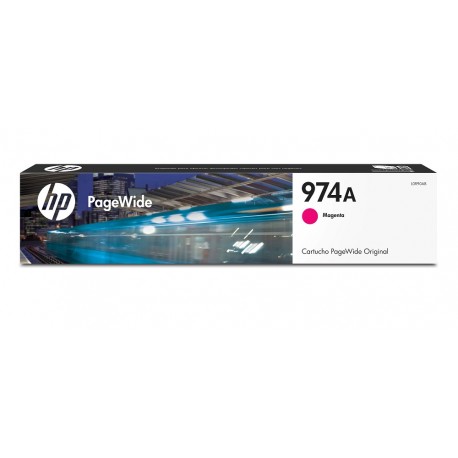 HP Cartucho de tóner PageWide HP 974A Magenta - Envío Gratuito