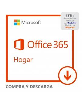 Software Descargable Microsoft Office 365 Home Blanco - Envío Gratuito