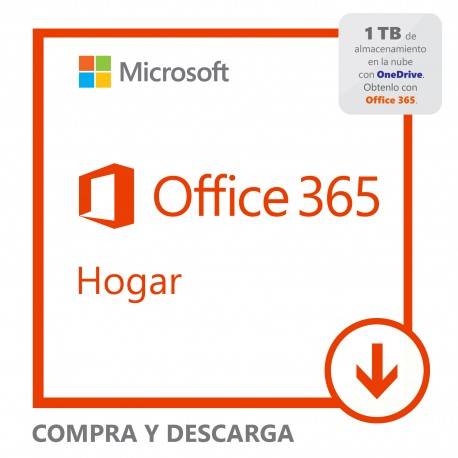 Software Descargable Microsoft Office 365 Home Blanco - Envío Gratuito