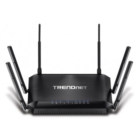 TRENDnet Router wireless triple banda AC3200 TEW-828DRU Negro - Envío Gratuito