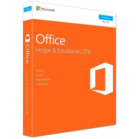 Microsoft Office 2016 Home Y Student 1 Usuario PC - Envío Gratuito