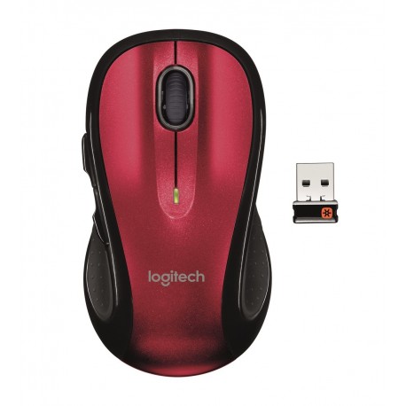 Logitech Mouse Inalámbrico M510 Rojo/Negro - Envío Gratuito