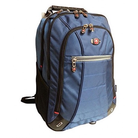 Swiss Gear Backpack Gear SkyWalk Deluxe 16" Azul/Negro - Envío Gratuito