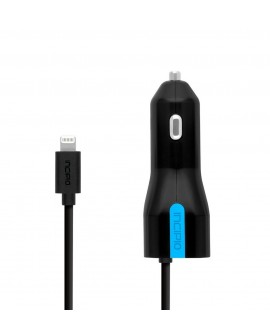 Incipio Cargador para automovil 4.8A Lightning + USB Negro - Envío Gratuito