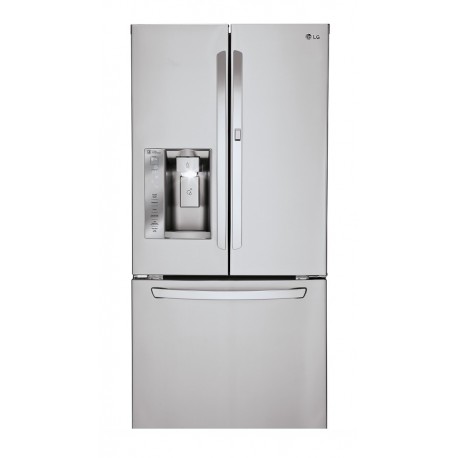 LG Refrigerador de 25Pies cúbicos con Congelador Inferior Raptor Acero Inoxidable - Envío Gratuito