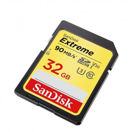 Sandisk Tarjeta SD Extreme UHS-I 32GB Negra - Envío Gratuito