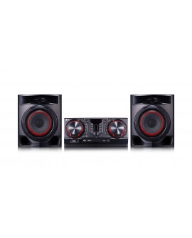 LG Minicomponente audio Hi-Fi con Karaoke CJ44 Negro - Envío Gratuito