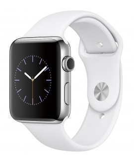 Apple Apple Watch Series 2 de 42 mm con Cuerpo de Aluminio y Correa Deportiva Blanco Plata - Envío Gratuito