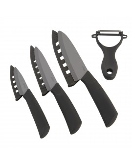 Oster Cuchillos de acero inoxidable con recubrimiento en cerámica Negro - Envío Gratuito