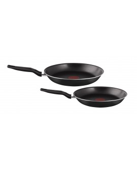 T-Fal Juego de sarténes de 20 y 26 cm Negro - Envío Gratuito