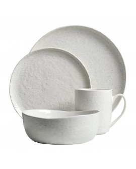 Gibson Vajilla de cerámica con 16 piezas Crema - Envío Gratuito