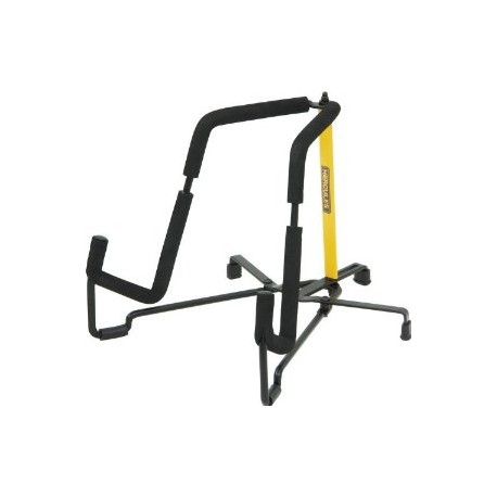 Hércules Soporte para guitarra GS302B Negro con amarillo - Envío Gratuito