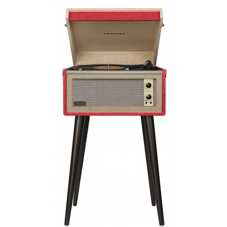 Crosley Tornamesa Bermuda Vintage Danese Rojo - Envío Gratuito