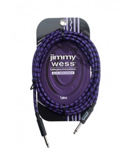 JimmyWess Cable para instrumentos de 3 mts Morado - Envío Gratuito