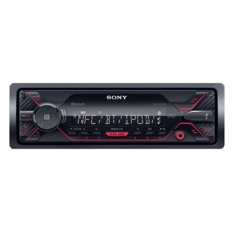 Sony Autoestéreo con bluetooth, USB, NFC, AUX y sin mecanismo DSX-A410BT Negro - Envío Gratuito