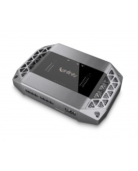 Infinity Ampolificador de 4 canales con bluetooth Kappa K4 Plata - Envío Gratuito