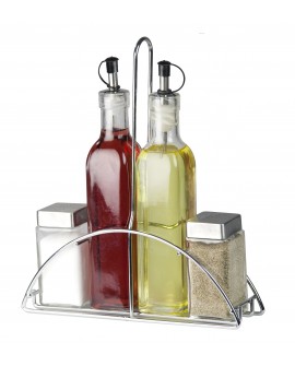 Home Basics Set de vinagrera con base 4 piezas - Envío Gratuito