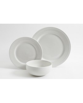 Gibson Vajilla 12Pz Labrada Blanca - Envío Gratuito