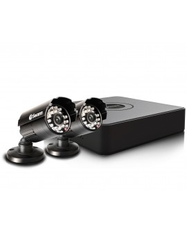 Swann Mini DVR 4 canales con 2 cámaras Negro - Envío Gratuito