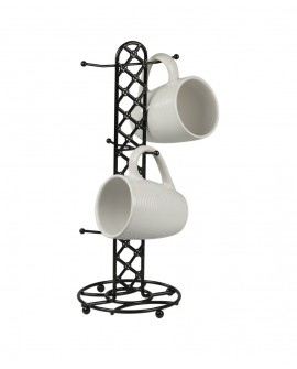 Home Basics Base para tazas con diseño de cuadros Bronce - Envío Gratuito