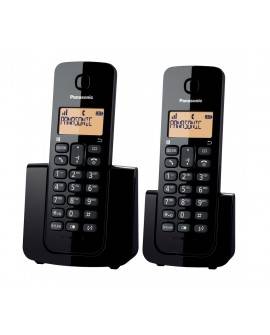 Panasonic Teléfono Inalámbrico Duo TGB112 Negro - Envío Gratuito