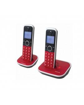 Motorola Teléfono Inalámbrico Gate 4800R-2 Rojo - Envío Gratuito